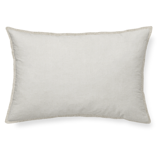 Gray cushion 50x30cm on a white background