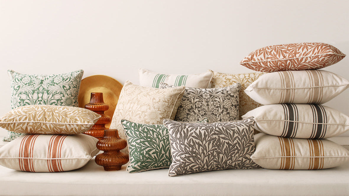 Cushion linen William Morris Ashel Wilde fabrics