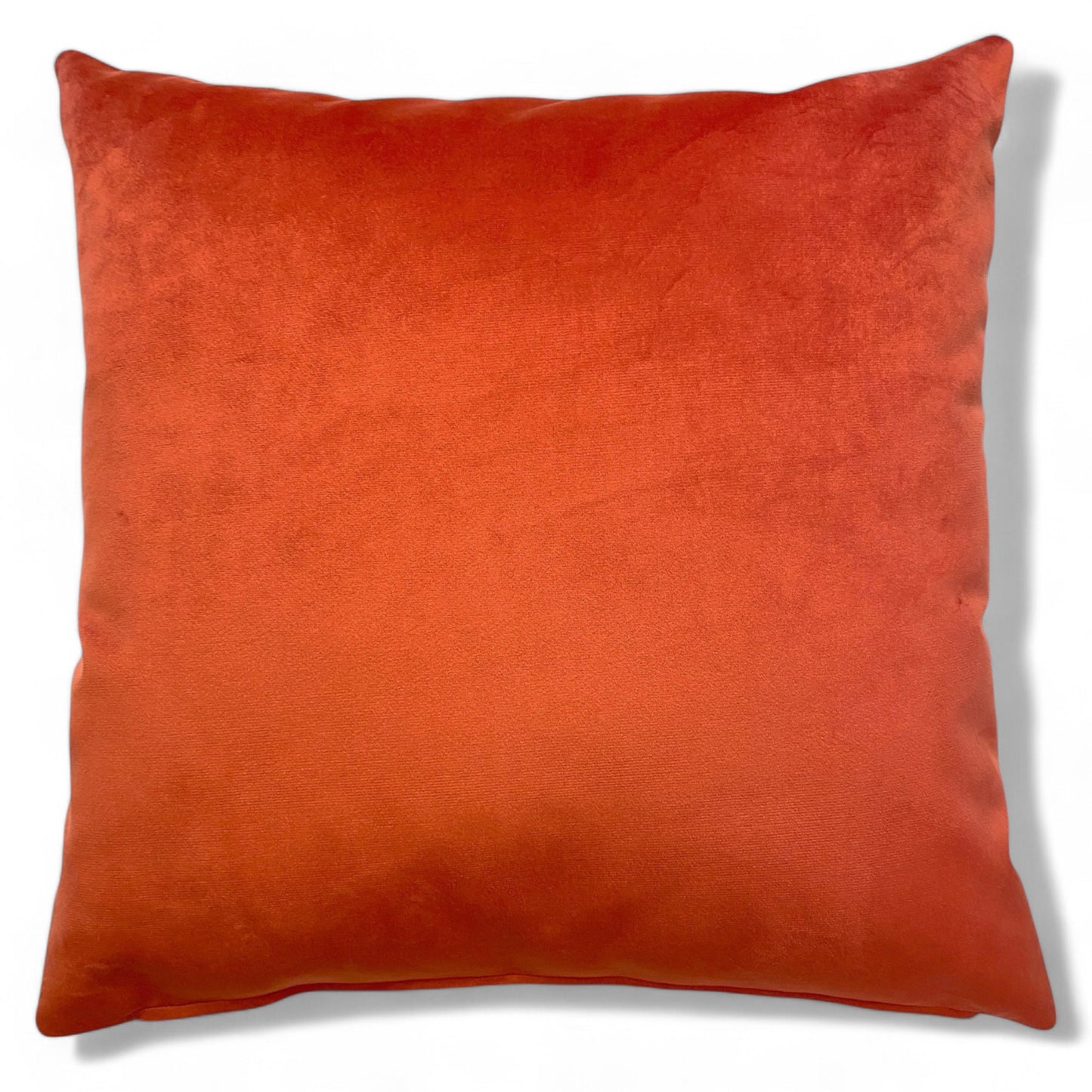 Velvet ruby cushion by Linen & Grace, 45x45 cm, showcasing soft, plush red velvet fabric and stylish design.
