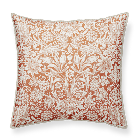 William_Morris_red_Linen_Cushion_02