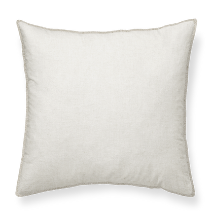 Beige cushion on a white background