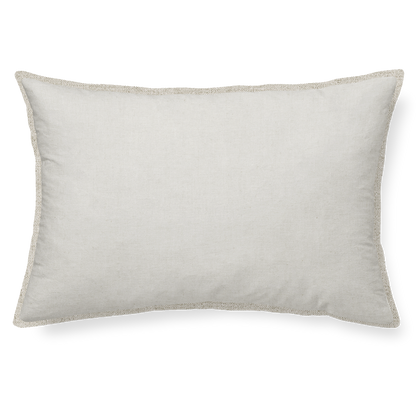  Gray cushion 50x30cm on a white background